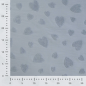 Preview: Jersey Jaquard "Herzen" rauchblau Frottee